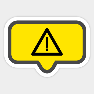 Instagram Warning Sticker